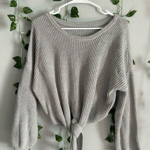 Gray Women's Hollister Sweater